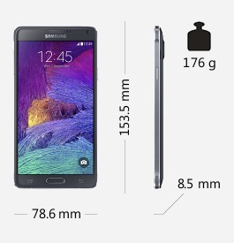 Parametry smartphonu Samsung Galaxy Note 4