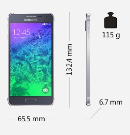 Parametry smartphonu Samsung Galaxy Alpha
